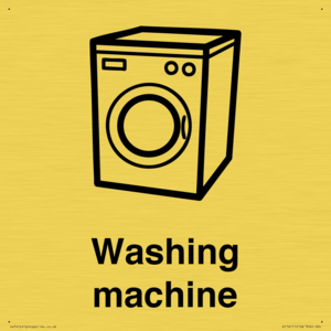 Dementia washing machine sign